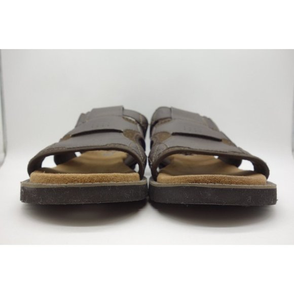 Nunn Bush Lites Brown Memory Foam Adjustable Slip On Sandals Shoes Men\'s 13 M main image 11